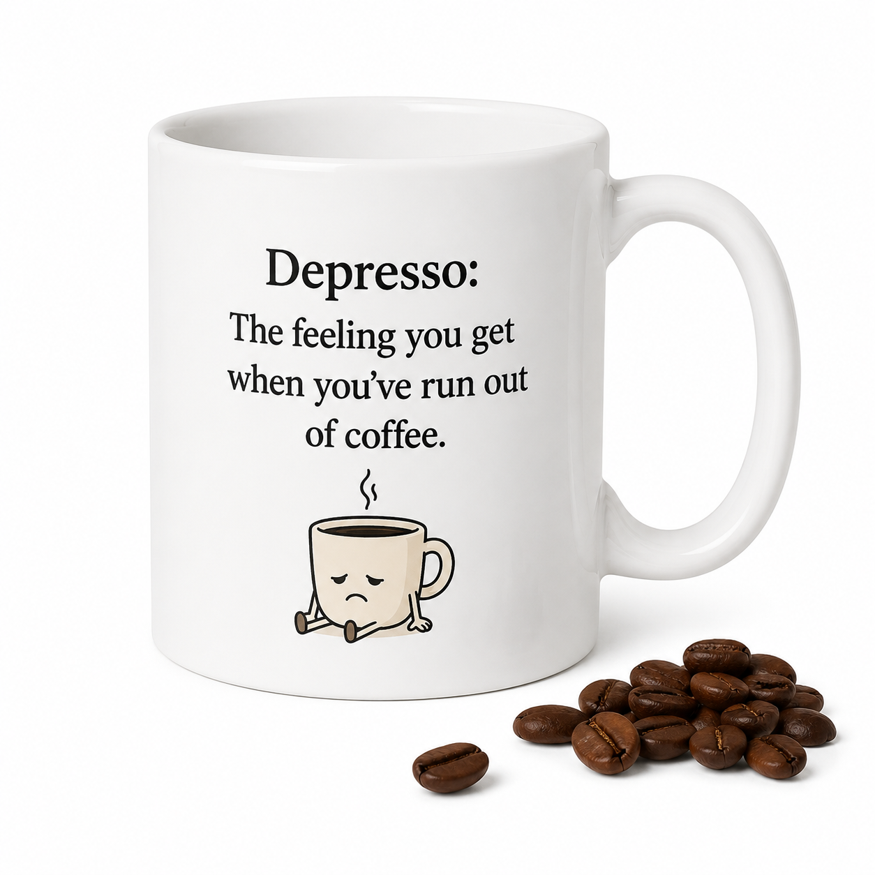 Depresso Mug product photography