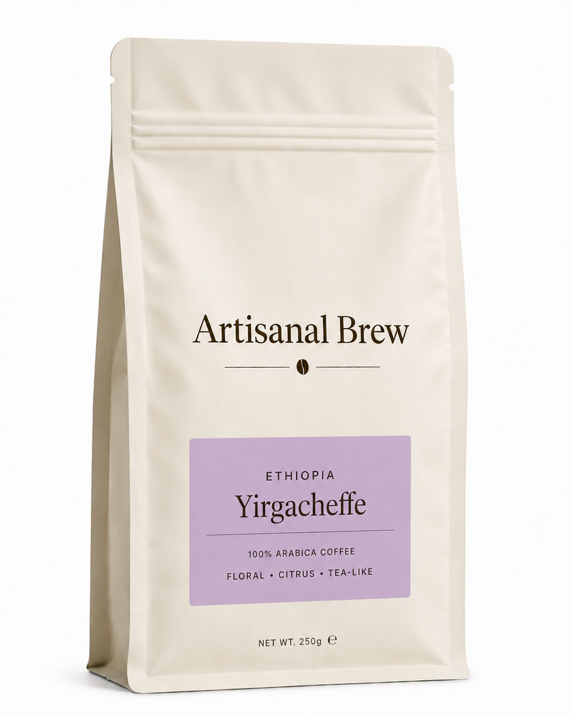 Ethiopia Yirgacheffe product photography
